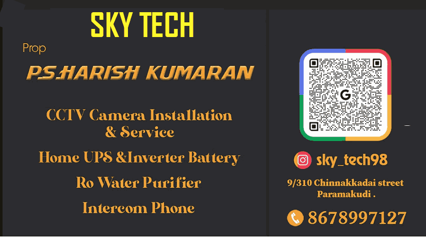 Sky Tech CCTV Camera in Paramakudi